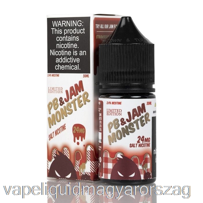 Eper - Pb és Lekváros Monster Salts - 30ml 24mg Vape Folyadék